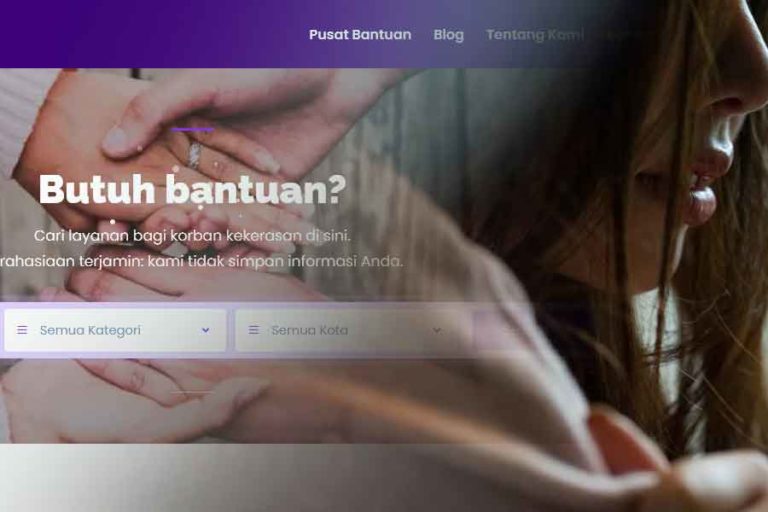 Carilayanan.com, Kukuhkan diri Sebagai Web Layanan Peduli Korban Kekerasan