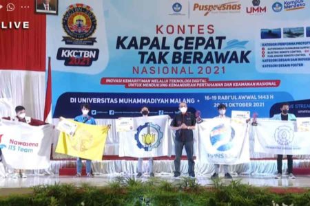 ITS Raih Penghargaan dalam Kontes Kapal Cepat Tak Berawak 2021