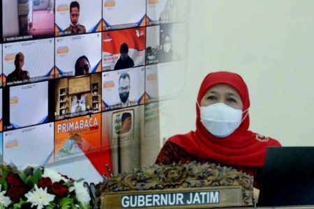 Gubernur Khofifah Dorong Perpustakaan Kembangkan Inovasi Digital Menuju Era Society 5.0