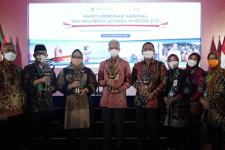 Presiden Jokowi Nobatkan Jateng Provinsi Terbaik Layanan Investasi Nasional 2021