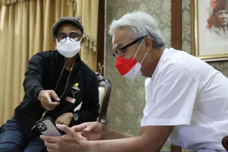 Temui Gubernur Jateng, Ivanka Slank Bahas Entrepreneurship Anak Muda