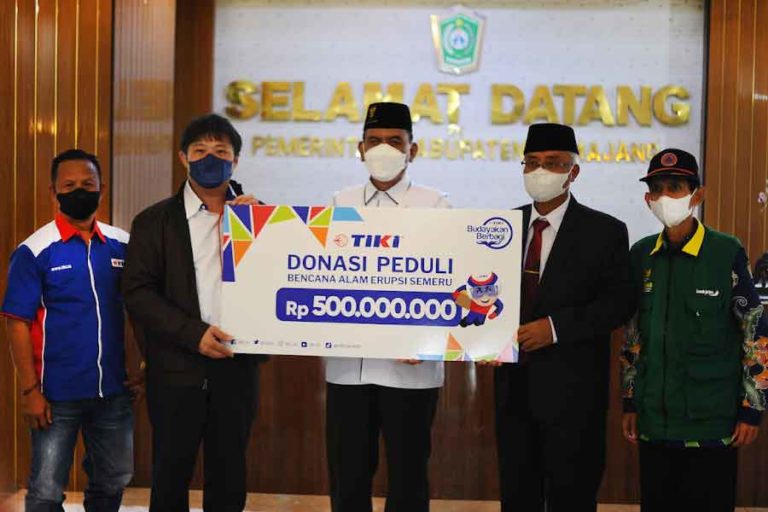 Bantu Warga Terdampak Erupsi Semeru, TIKI Donasi Rp 500 Juta Lewat BAZNAS