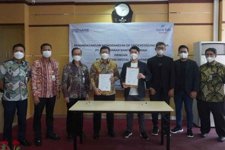 Bizhare dan BJB Syariah Tandatangani Kerjasama Dukung Bisnis UMKM