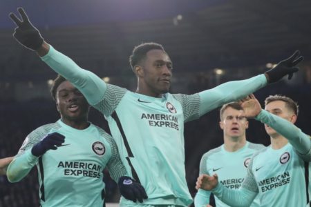 Leicester City vs Brighton, Gol Danny Welbeck Gagalkan Kemenangan The Foxes