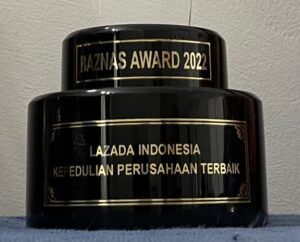 Kategori Kepedulian Perusahaan Terbaik, Lazada Terima Penghargaan Baznas