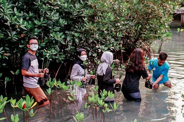 Dua Mahasiswi UNS Berhasil Tanam 180 Pohon di Acara Youth Climate Action Camp