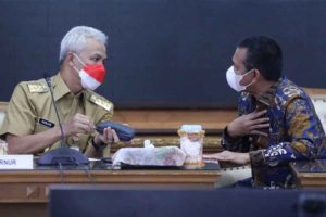 Bertemu Ganjar, Walikota Pariaman Belajar Reformasi Birokrasi dan Investasi