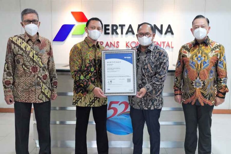 Dukung Pertamina Berkelanjutan, PT Pertamina Trans Kontinental Raih Sertifikat ISO 37001:2016