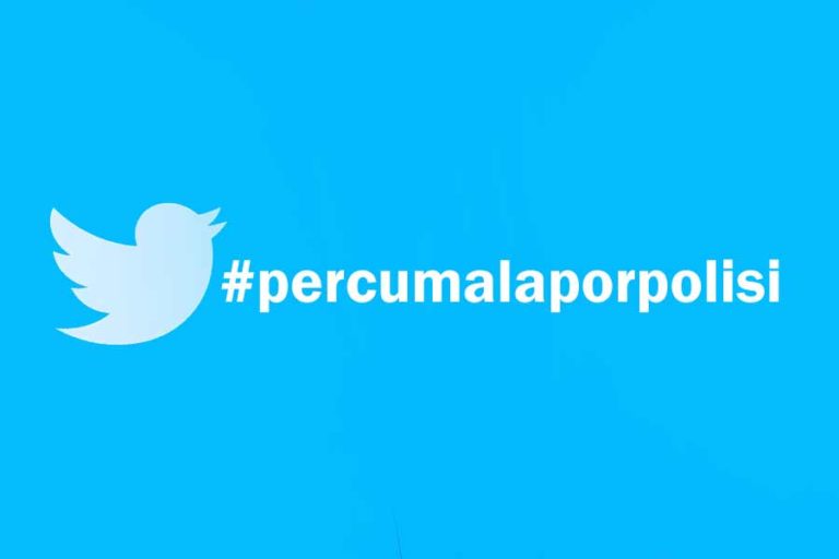 Tagar #PercumaLaporPolisi, Ekspresi Jujur dari Rasa Kecewa Masyarakat