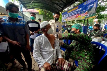 Gilaran Kabupaten Banjar Lampaui Target Vaksinasi Covid-19