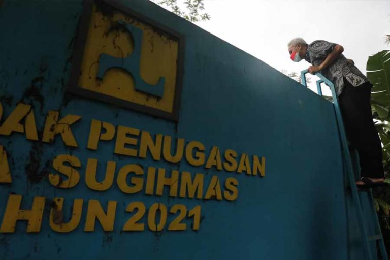 Makin Mudah, Kini Warga Sugihmas Tak Perlu Repot Ambil Air dari Sungai