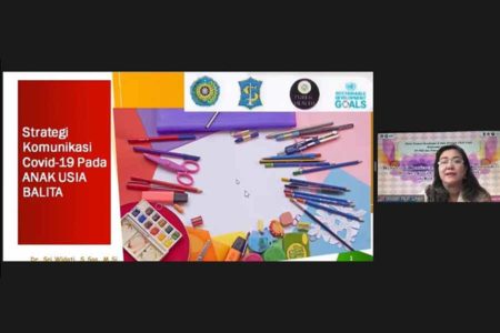 FKM UNAIR Gelar Webinar Strategi Komunikasi Covid-19 pada Anak Usia Balita di Surabaya