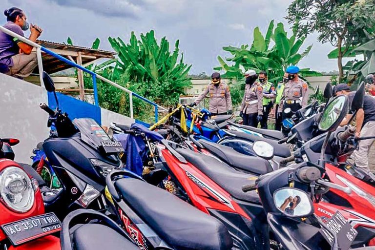 Balap Liar Trenggalek, 30 Kendaraan Disita dan Rata-rata Pelajar
