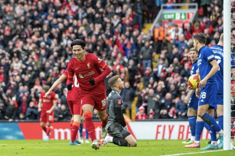 Liverpool vs Cardiff City, Harvey Elliot Cetak Gol Di Laga Comeback