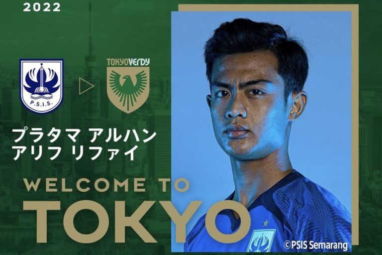 Free Transfer, Pratama Arhan Resmi Pindah Dari PSIS Semarang ke Tokyo Verdy