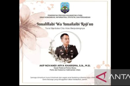 Kecelakaan Tunggal, Putra Pertama Gubernur Kaltara Meninggal Dunia