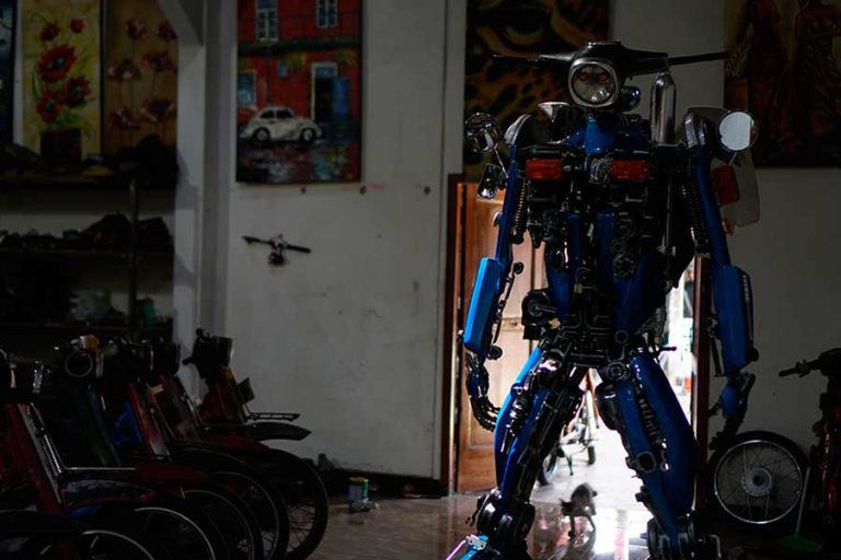 Robot Transformers Bantul, Siap Terbang ke Jerman hingga Amerika