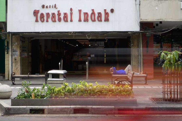Suasana Lengang Malioboro Tanpa Kehadiran PKL