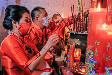 Wali Kota Singkawang, Rayakan Imlek bersama Keluarga tetap Jalani Prokes