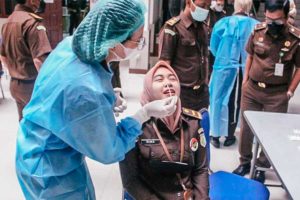 Bareng Poliklinik Kejati Sumut, Kejati Sumut Gelar Tes Antigen untuk Seluruh Pegawai