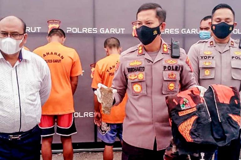 Polisi Amankan Anggota Ormas yang Berebut Jatah Preman di Garut
