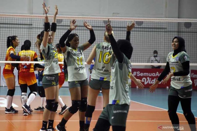 Bandung BJB buka Putaran II dengan Kemenangan Telak atas Popsivo di Proliga 2022