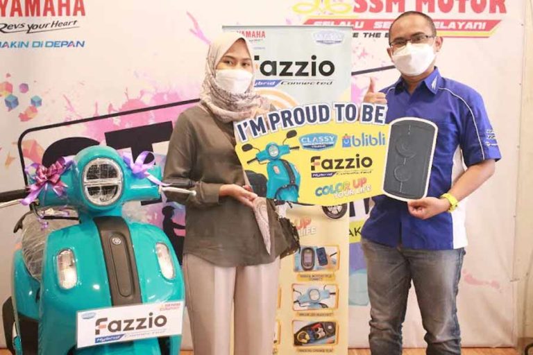 Yamaha Fazzio Hybrid – Connected Jadi Motor Paling Laris di Blibli