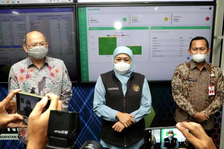 Gubernur Khofifah: Capaian PAD Jawa Timur Terpantau Progresif