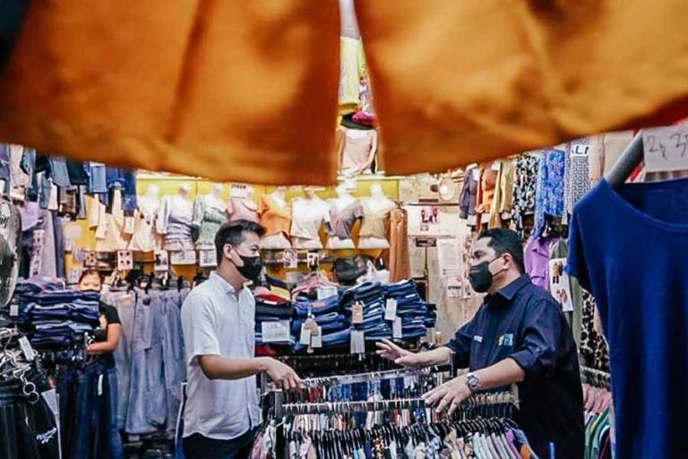 Ekonomi Kembali Tumbuh, Erick Thohir Ajak Pelaku UMKM Bekasi Tetap Optimistis