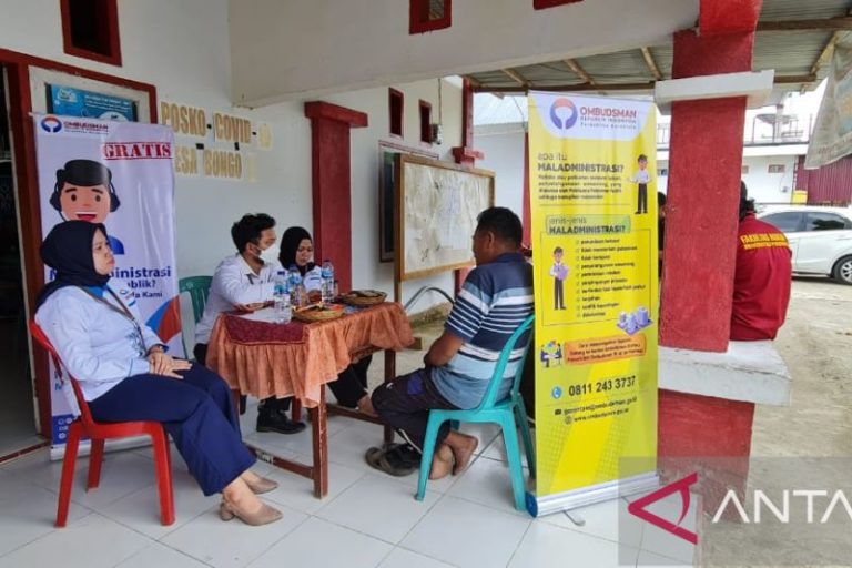 Jemput Bola, Ombudsman Gorontalo Buka Posko Aduan di Kecamatan Wonosari
