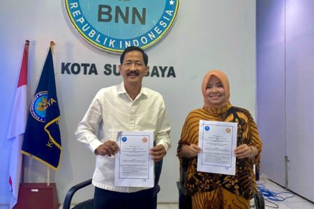 Tanda Tangani MoU dengan BNN, Stikosa-AWS Siap Lawan Penyalahgunaan Narkoba