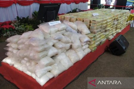 Polri Berhasil Gagalkan Penyelundupan Sabu-Sabu Seberat 1,1 Ton di Pangandaran