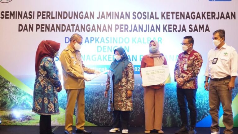 39 Persen Pekerja di Kalbar Dilindungi Jamsostek dari Sektor Pertanian dan Perkebunan