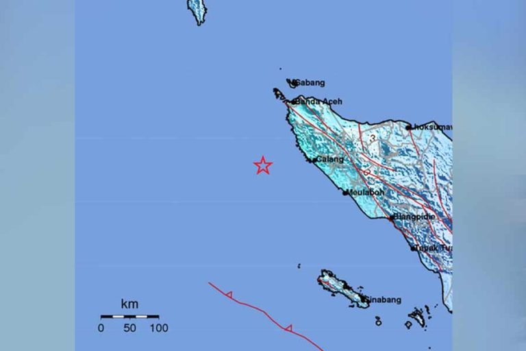 Akibat Subduksi Lempeng Bumi, Aceh Jaya Diguncang Gempa Magnitudo 5,6