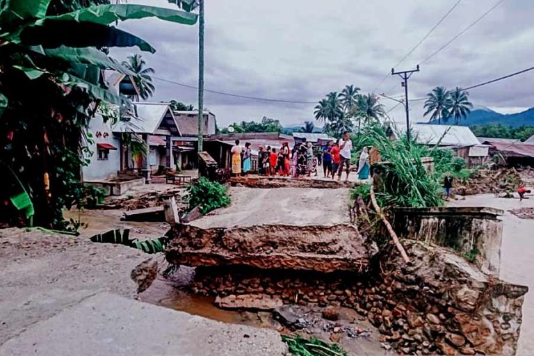 Tiga Dusun di Kabupaten Sigi Sulteng Diterjang Longsor, Rumah Warga Rusak Parah