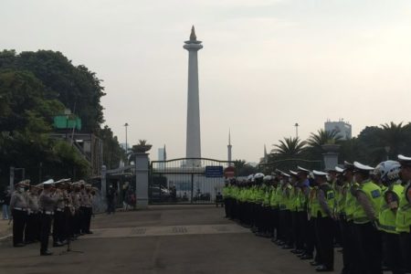 5 Siswa STM Ditangkap Polisi Saat Berangkat Ikut Demo Mahasiswa di DPR