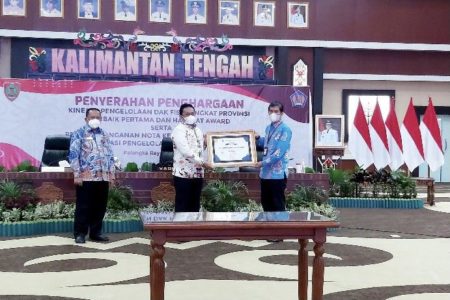 Resapan Anggaran Capai 95 Persen, Pemprov Kalteng Jadi Juara Pertama Pengelolaan DAK Fisik