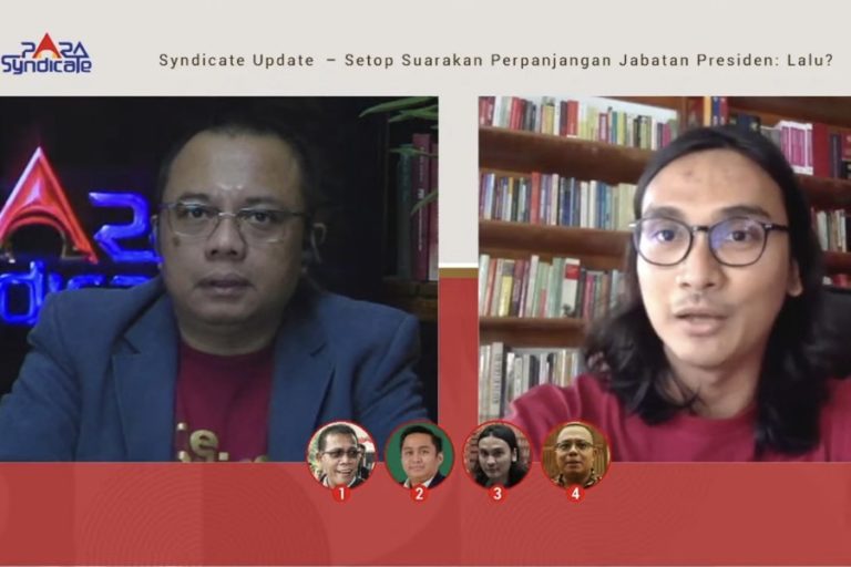 PARA Syndicate: Pernyataan Jokowi Tak Jelaskan Posisi Terkait Penundaan Pemilu