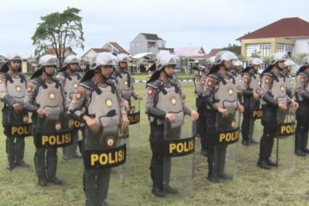 1.162 Personel Polda Riau Siaga Amankan Demo Mahasiswa 11 April