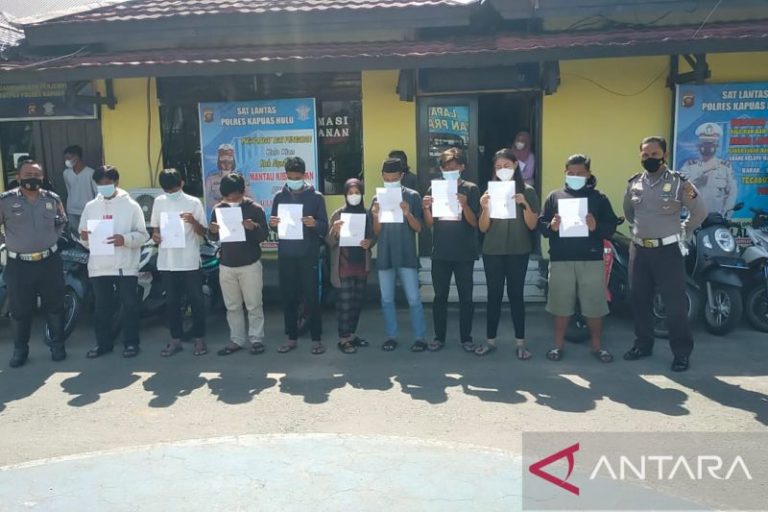 Balap Liar Selama Bulan Ramadhan, Sejumlah Pemuda Diamankan Polisi