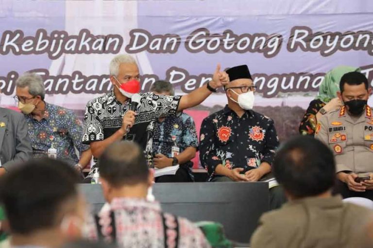 Fokus Ganjar di Bergasmalang dan Berlingmascakeb, Kemiskinan dan AKI