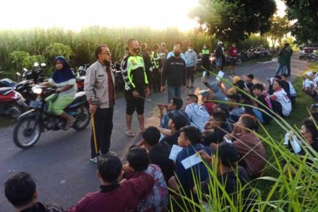 Tindaklanjuti Pengaduan Masyarakat, Polres Nganjuk Amankan Balap Motor Liar