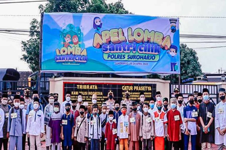 Gelar Lomba Santri Cilik, Polres Sukoharjo Harap Munculnya Generasi Muda Berakhlak