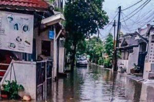 Hujan Deras, Dua Lokasi di Kabupaten Bekasi Banjir hingga 1 Meter