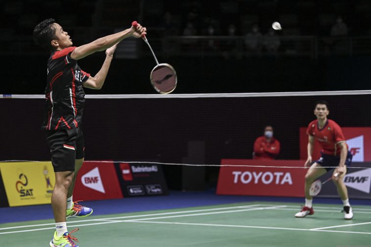 Permainan Ginting dan Ahsan/Kevin Berkembang, Tim Pelatih Mengaku Kagum