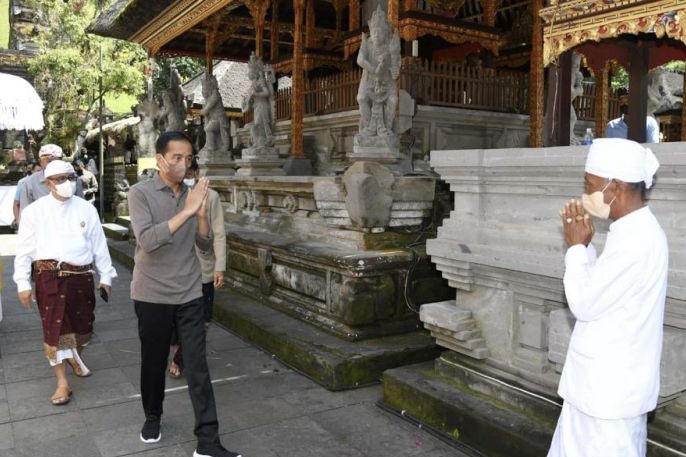 Presiden Jokowi Kunjungi Bangunan Cagar Budaya Pura Tirta Empul