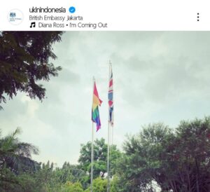Kedubes Inggris Belum Hapus Postingan Bendera LGBT, Netizen: Please Respect Us