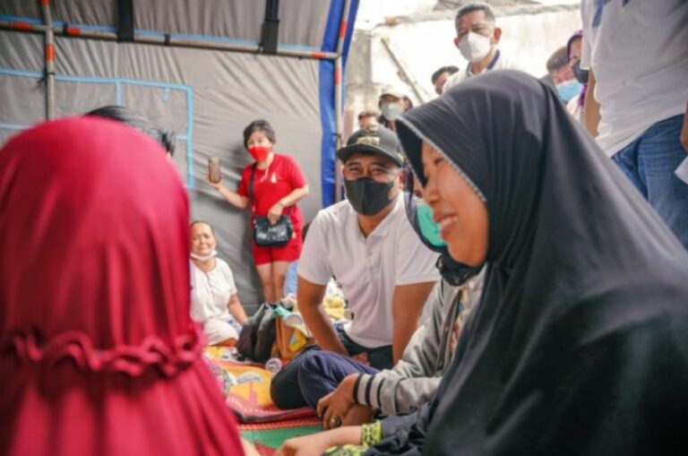 154 Warga Korban Kebakaran Rayakan Lebaran, Walikota Medan Terus Berikan Perhatian