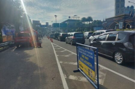 Satuan Lalu Lintas Resor Bogor Kerahkan 175 Personel, Urai Kemacetan di Jalur Puncak