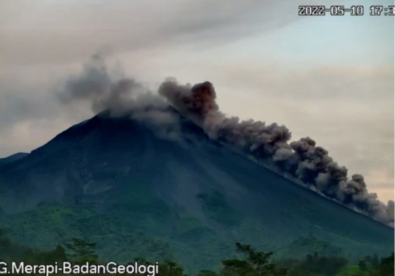 Luncurkan Awan Panas Guguran ke Arah Kali Beneng, Status Merapi, Siaga